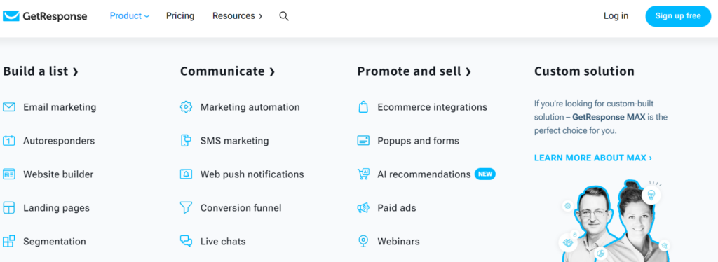 GetResponse_keyFeatures GetResponse_keyFeatures - Best email marketing